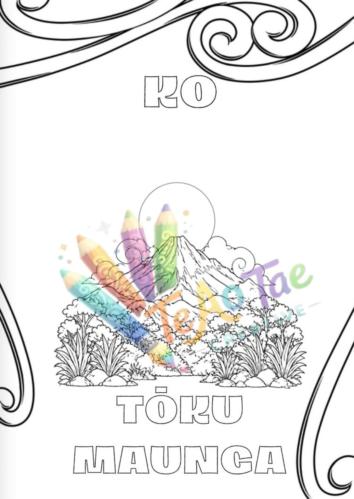 Tōku Pepeha - A Māori Colouring & Activity Book