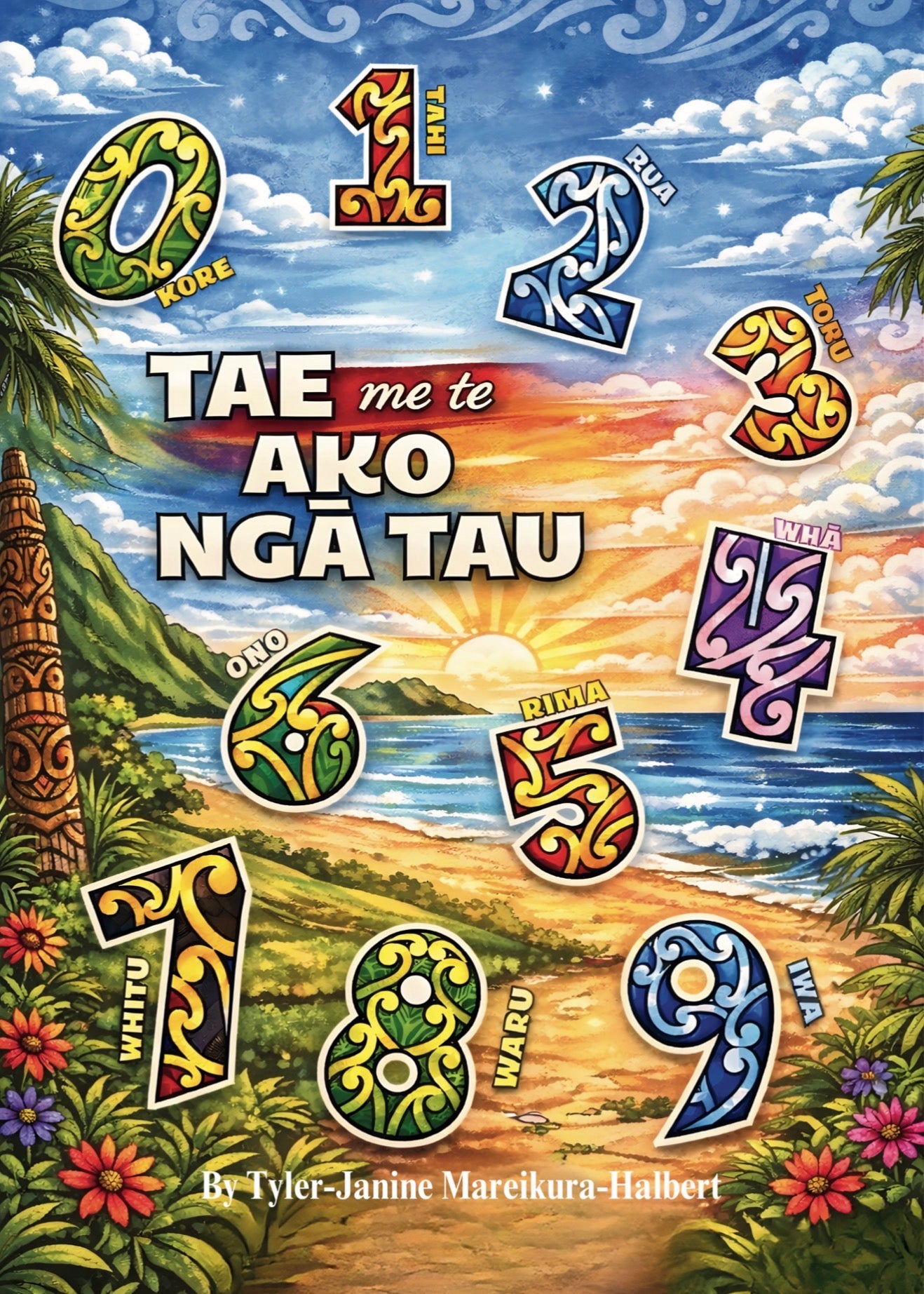 Tae me te ako ngā tau- A Māori Colouring book