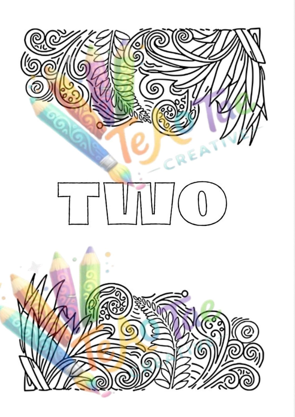 Tae me te ako ngā tau- A Māori Colouring book